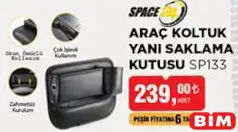 SPACE24 SP133 ARAÇ KOLTUK YANI SAKLAMA KUTUSU